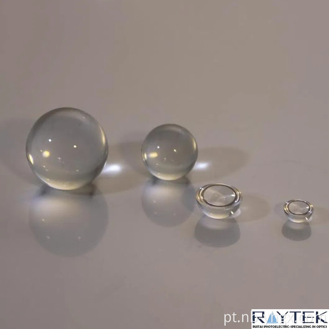 Lente esférica óptica de vidro N-Bk7/Lente esférica de vidro/ Lente esférica óptica